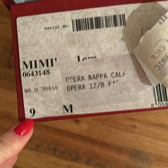 Salvatore Ferragamo Women's Burgundy Flats - Picture 5 of 5